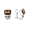 Gemstones<LAGOS Smokey Quartz Gemstone Earrings