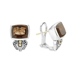 Gemstones<LAGOS Smokey Quartz Gemstone Earrings