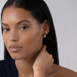 Huggie Earrings<LAGOS Smokey Quartz Huggie Earring