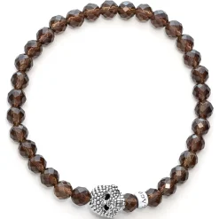 Bracelets<LAGOS Smokey Quartz Skull Bracelet