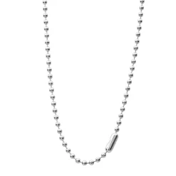 Silver<LAGOS Smooth Drop Pendant Necklace