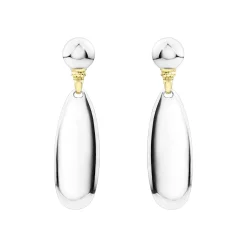 Drop Earrings<LAGOS Smooth Silver Drop Earrings