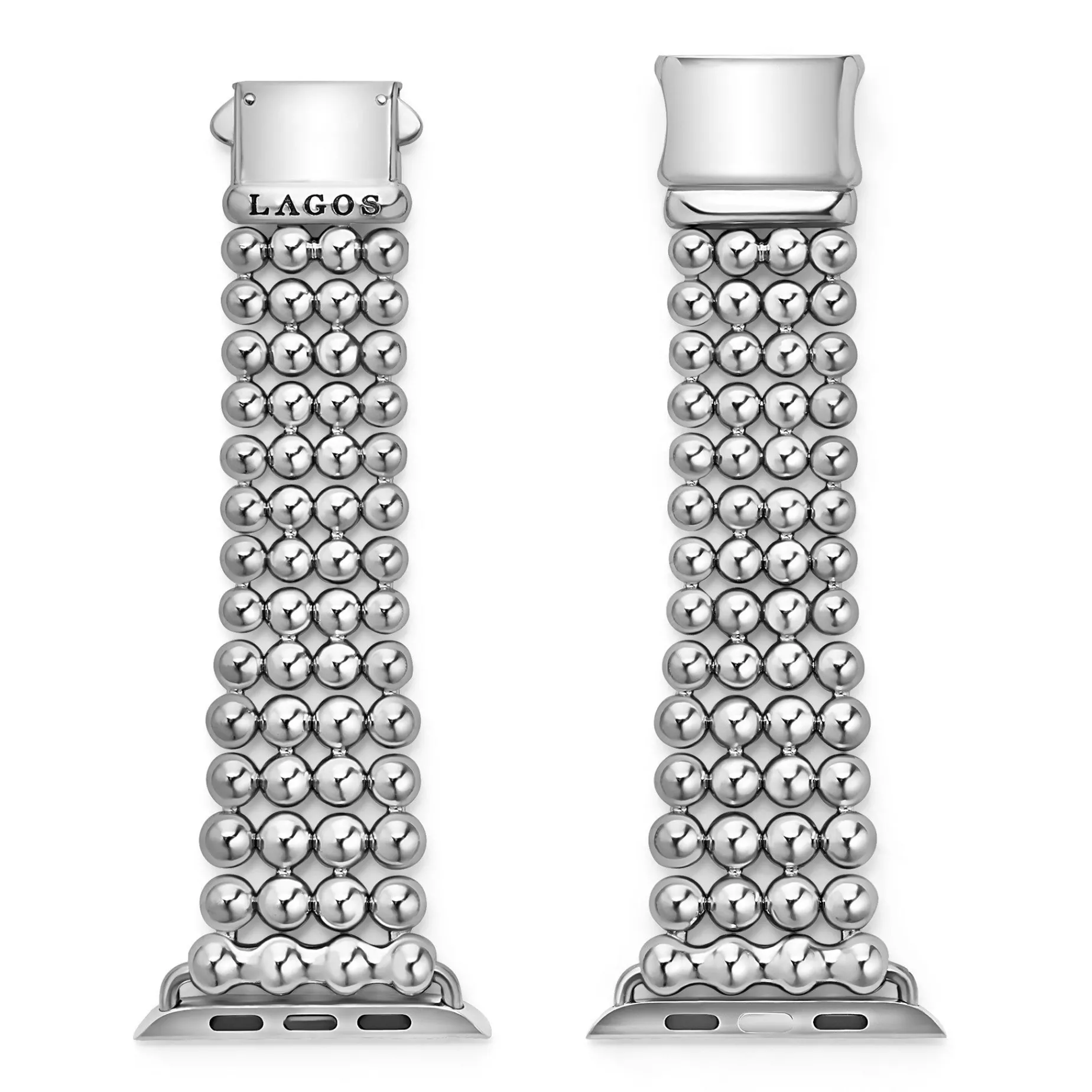 Watch Bands<LAGOS Stainless Steel Infinite Caviar Beaded Watch Bracelet - 42Mm-49Mm