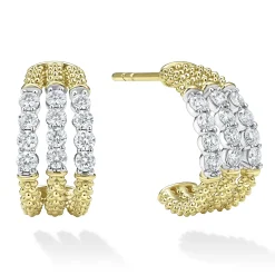 Hoop Earrings<LAGOS Superfine Diamond Hoop Earrings