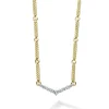 Chains<LAGOS Superfine Diamond Station Necklace