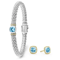 Gemstones<LAGOS Swiss Blue Topaz Caviar Gift Set