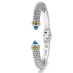 Cuffs<LAGOS Swiss Blue Topaz Cuff Bracelet | 8Mm