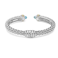 Cuffs<LAGOS Swiss Blue Topaz Cuff Bracelet | 8Mm