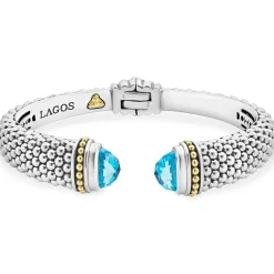 Cuffs<LAGOS Swiss Blue Topaz Cuff Bracelet | 12Mm