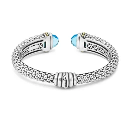 Cuffs<LAGOS Swiss Blue Topaz Cuff Bracelet | 12Mm