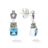 Gemstones<LAGOS Swiss Blue Topaz Drop Earrings