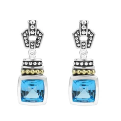 Drop Earrings<LAGOS Swiss Blue Topaz Drop Earrings