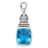 Gemstones<LAGOS Swiss Blue Topaz Pendant