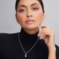 Caviar Necklaces<LAGOS Swiss Blue Topaz Pendant Necklace