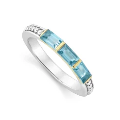 Gemstones<LAGOS Swiss Blue Topaz Stacking Ring