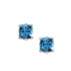 Stud Earrings<LAGOS Swiss Blue Topaz Stud Earrings