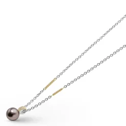 Pearl<LAGOS Tahitian Black Pearl Pendant Necklace