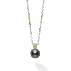Pendant Necklaces<LAGOS Tahitian Black Pearl Pendant Necklace