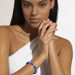 Diamonds<LAGOS Three Station Ceramic Diamond Bracelet | 9Mm