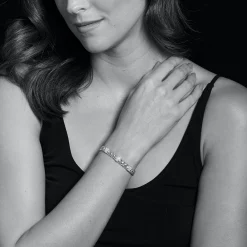 Link Bracelets<LAGOS Three Station Diamond Link Bracelet