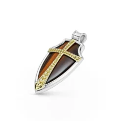 Amulets<LAGOS Tiger Eye Shield Amulet