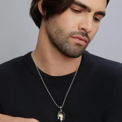 Amulets<LAGOS Tiger Iron Helmet Amulet