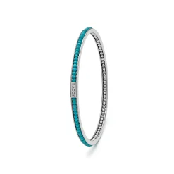 Gemstones<LAGOS Turquoise Bangle