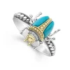 Diamonds<LAGOS Turquoise Beetle Diamond Ring