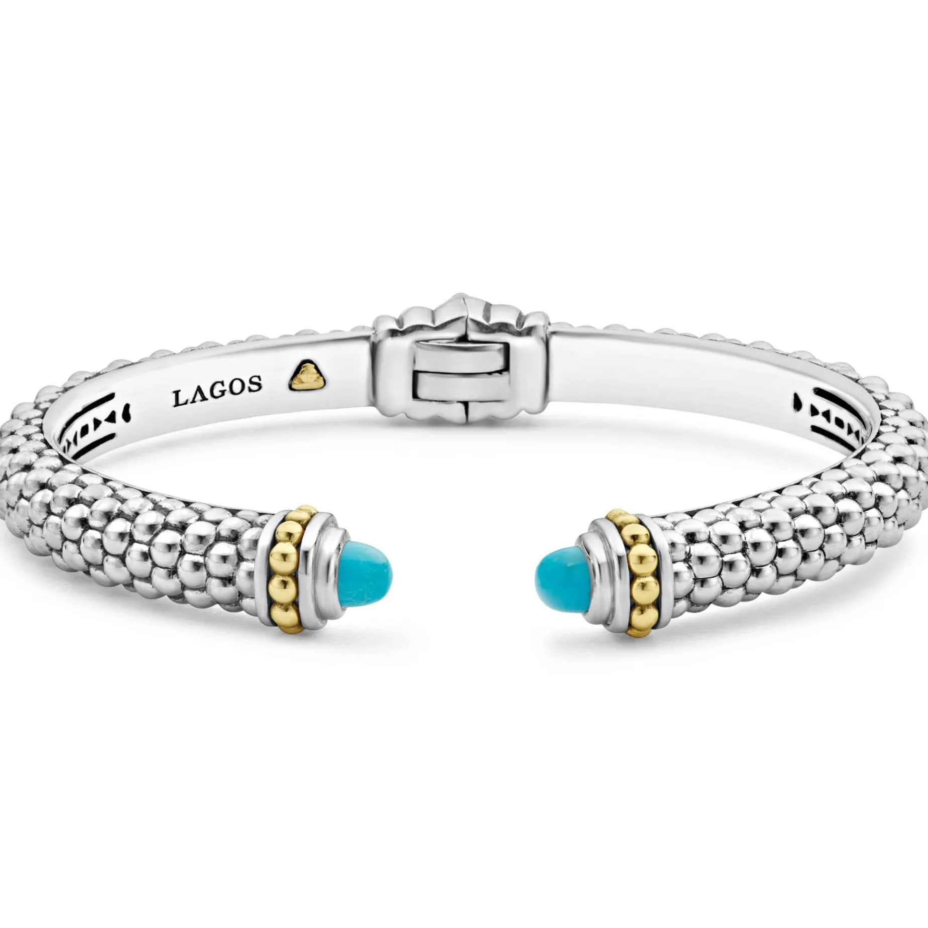 Cuffs<LAGOS Turquoise Cuff Bracelet | 8Mm