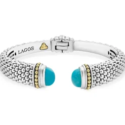 Cuffs<LAGOS Turquoise Cuff Bracelet |12Mm