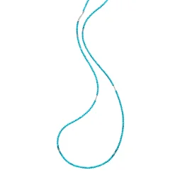 Silver<LAGOS Turquoise Necklace
