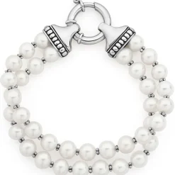 Caviar Bracelets<LAGOS Two Strand Pearl Bracelet
