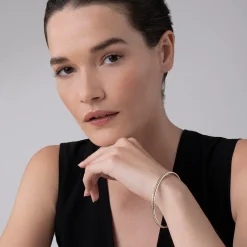 Bangles<LAGOS Two-Tone Caviar Beaded Bangle