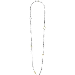 Caviar Necklaces<LAGOS Two-Tone Caviar Beaded Necklace