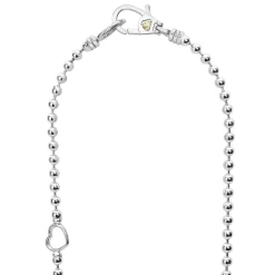 Chains<LAGOS Two-Tone Caviar Beaded Necklace