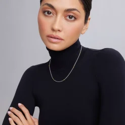 Caviar Necklaces<LAGOS Two-Tone Caviar Chain Necklace