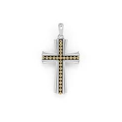 Amulets<LAGOS Two-Tone Cross Amulet
