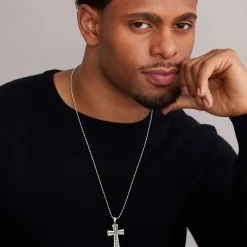 Amulets<LAGOS Two-Tone Cross Amulet