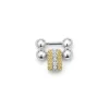 Diamonds<LAGOS Two-Tone Diamond Caviar Beaded Link