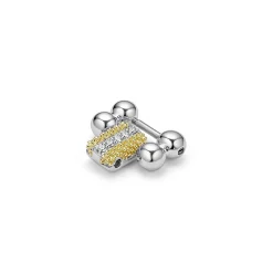 Diamonds<LAGOS Two-Tone Diamond Caviar Beaded Link