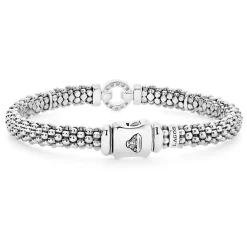 Diamonds<LAGOS Two-Tone Diamond Circle Caviar Bracelet | 6Mm