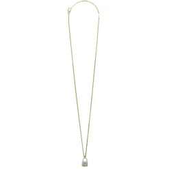 Diamonds<LAGOS Two-Tone Diamond Lock Necklace