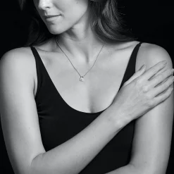 Two-Tone<LAGOS Two-Tone Diamond Lock Necklace