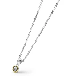 Pendant Necklaces<LAGOS Two-Tone Diamond Pendant Necklace
