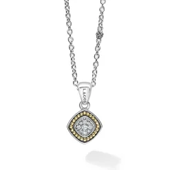 Diamonds<LAGOS Two-Tone Diamond Pendant Necklace