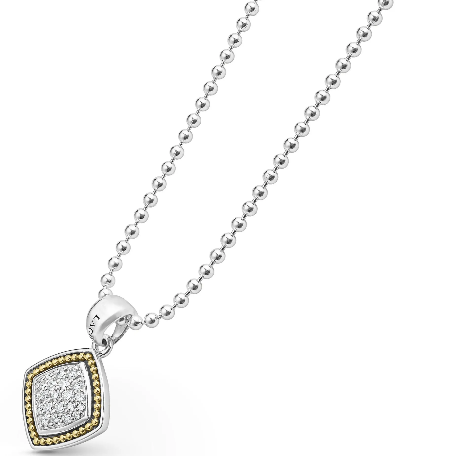 Diamonds<LAGOS Two-Tone Diamond Pendant Necklace