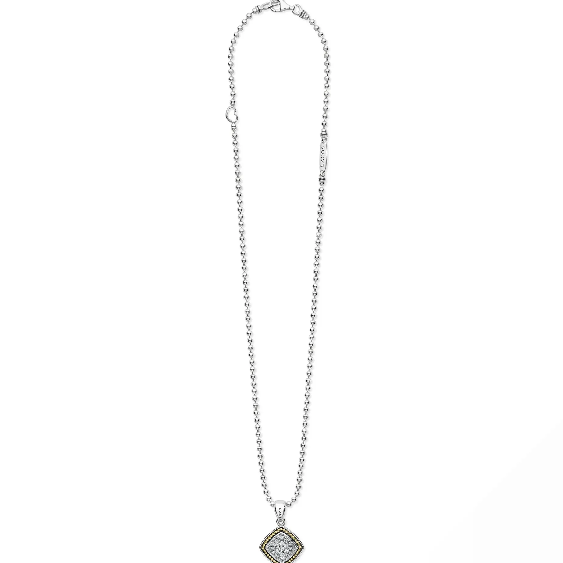 Diamonds<LAGOS Two-Tone Diamond Pendant Necklace