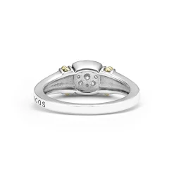Caviar Rings<LAGOS Two-Tone Diamond Ring