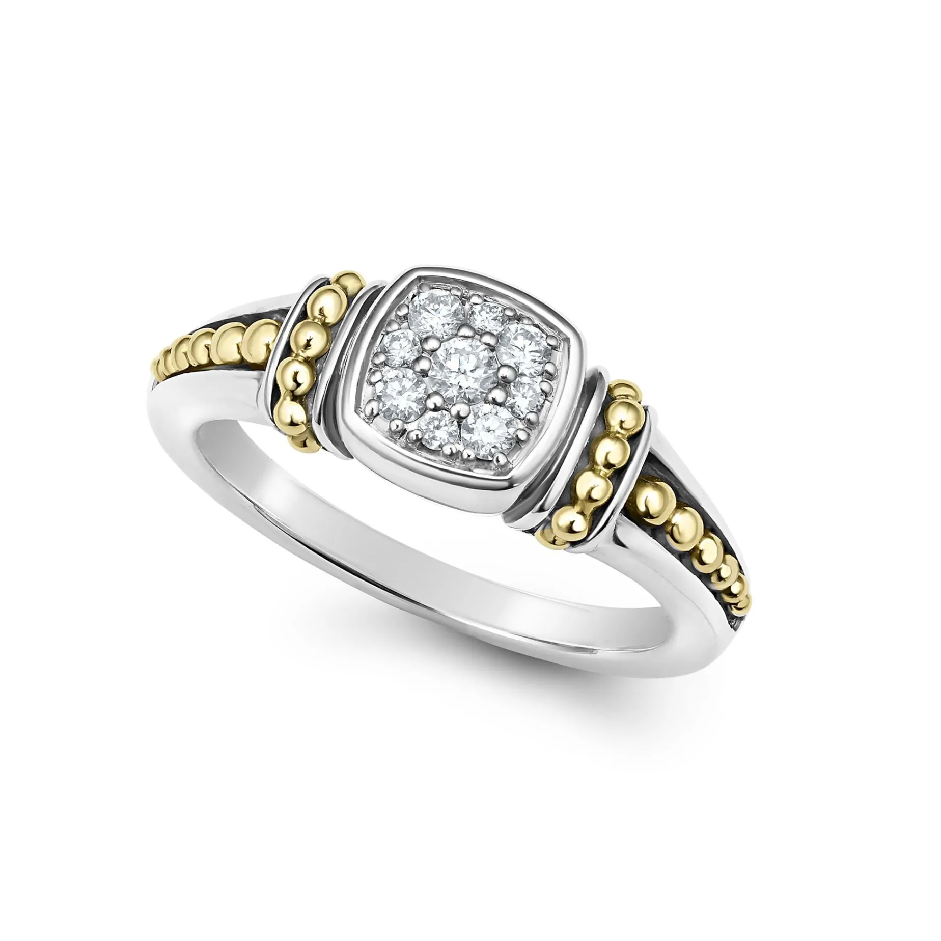 Diamonds<LAGOS Two-Tone Diamond Ring