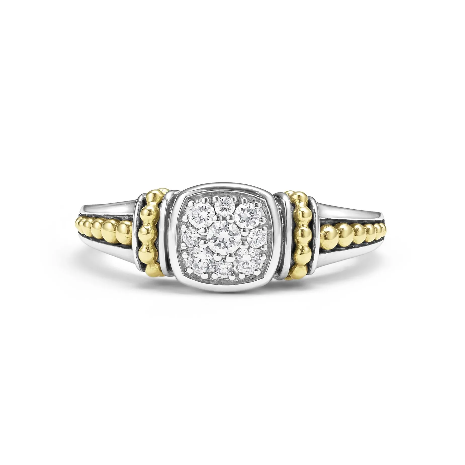 Diamonds<LAGOS Two-Tone Diamond Ring